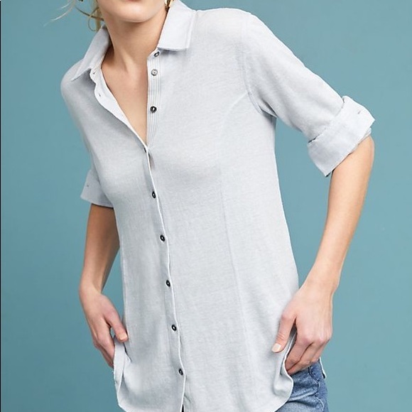 Anthropologie Tops - NWT Marissa Knit Buttondown